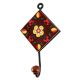 Dark Brown Ceramic Tile Wall Hook